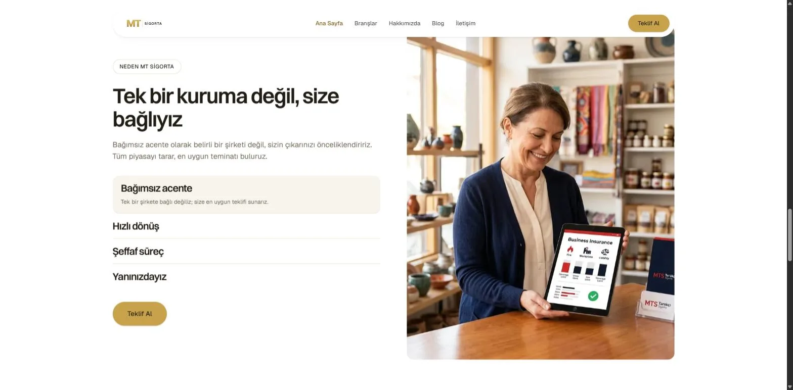 MT Sigorta – Screenshots 3
